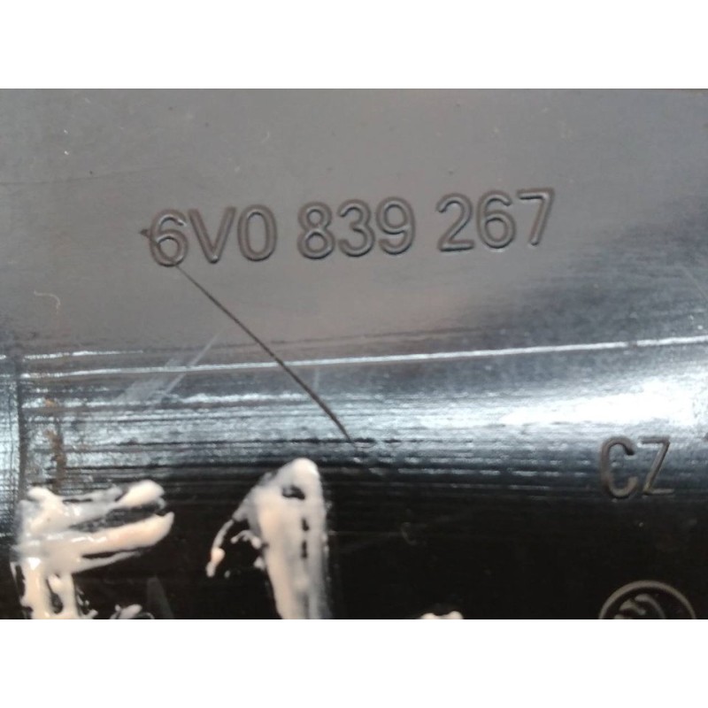 Recambio de retenedor puerta trasera derecha para skoda fabia ambition plus referencia OEM IAM 6V0839249 6V0839267 - Blanco 2