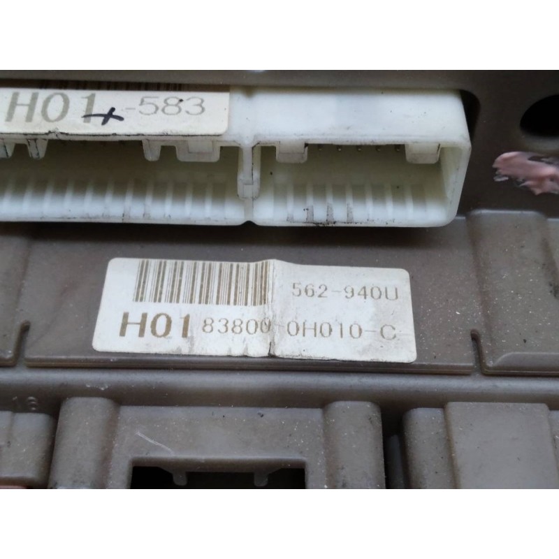 Recambio de cuadro instrumentos para citroën c1 sx referencia OEM IAM 838000H010C 562940U 3