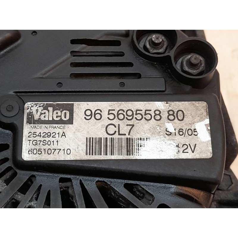 Recambio de alternador para citroën c2 1.1 referencia OEM IAM 9656955880 - Amarillo 2