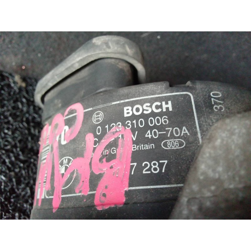 Recambio de alternador para bmw serie 3 berlina (e36) 1.8 cat (m43) referencia OEM IAM 0123310006  BOSCH 4
