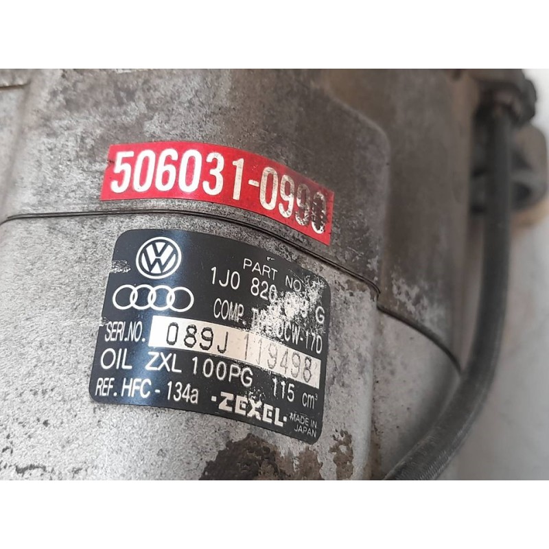 Recambio de compresor aire acondicionado para volkswagen golf iv berlina (1j1) highline referencia OEM IAM 1J0820803G 5060310990 4