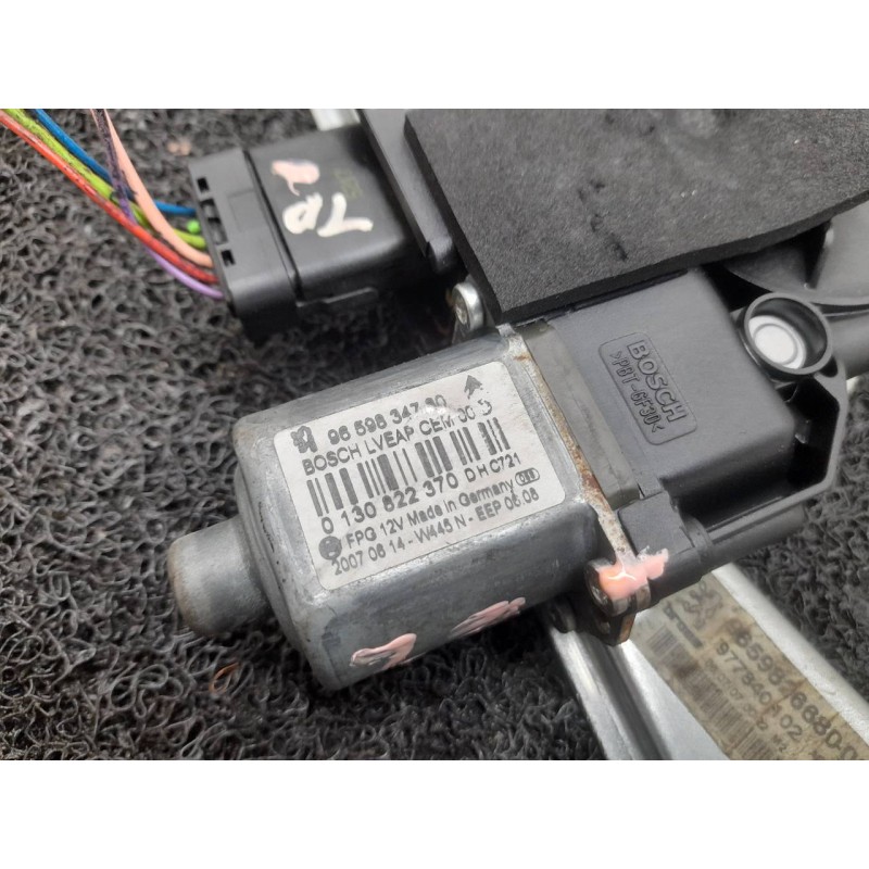 Recambio de elevalunas trasero derecho para peugeot 308 sport referencia OEM IAM 9659834780 9659826680 2