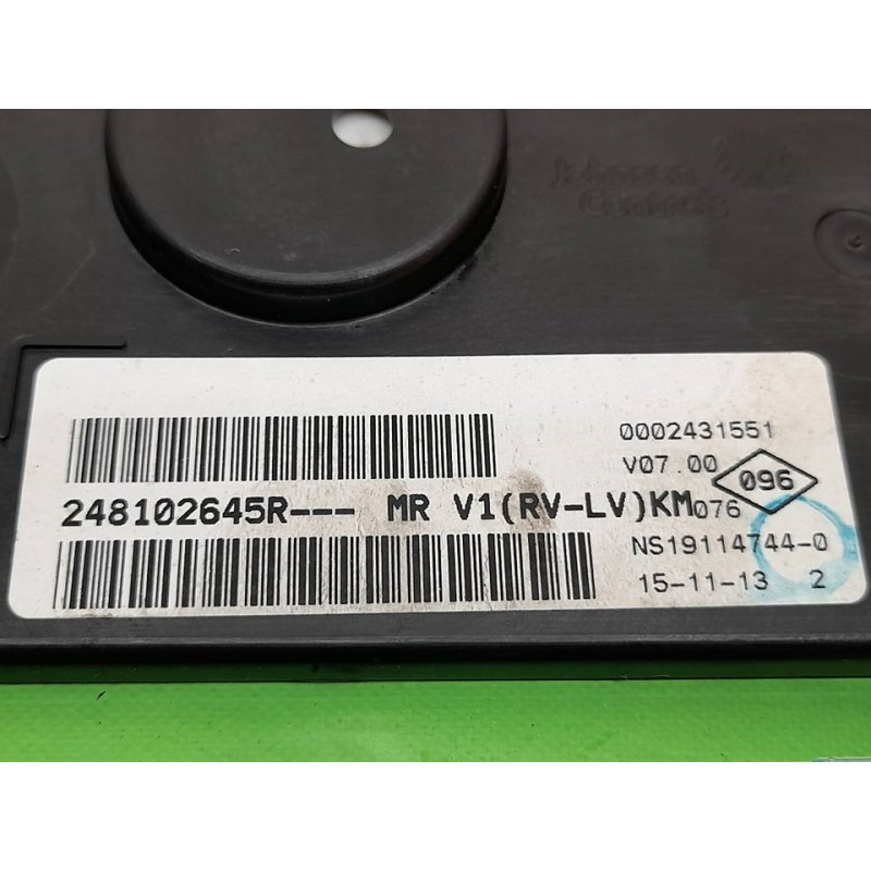 Recambio de cuadro instrumentos para dacia sandero stepway referencia OEM IAM 248102645R - Blanco 3