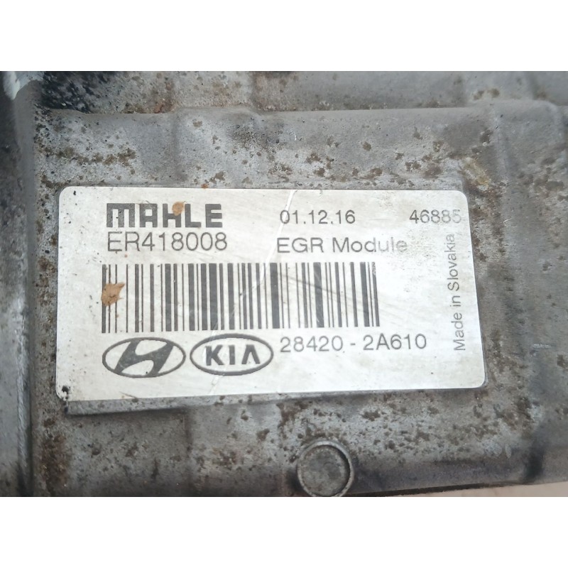 Recambio de enfriador egr para kia sportage gt line 2wd referencia OEM IAM 284202A610 - Blanco 2