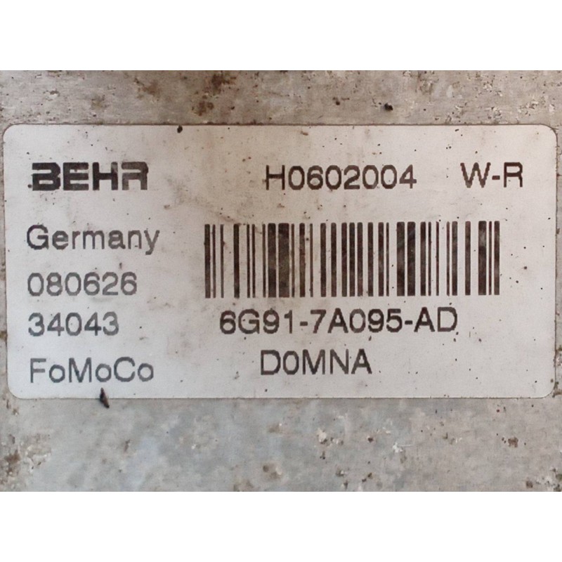 Recambio de radiador caja cambios para ford s-max (ca1) titanium referencia OEM IAM 6G917A095AD 2