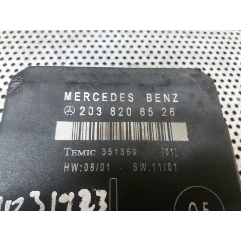 Recambio de centralita check control para mercedes-benz clase c (w203) berlina 2.2 cdi cat referencia OEM IAM 2038206526 - Gris 2