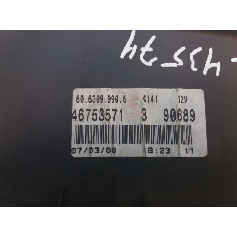 Recambio de cuadro instrumentos para fiat punto berlina (188) 1.2 cat referencia OEM IAM 6063099906 46753571 - Blanco 3