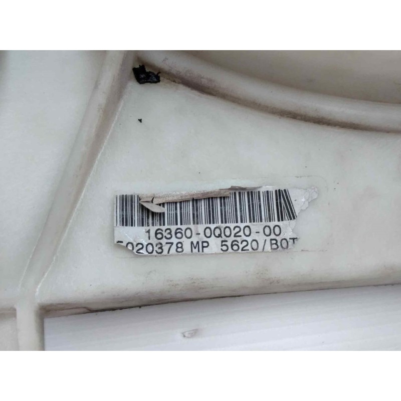 Recambio de electroventilador para citroën c1 sx referencia OEM IAM 163600Q02000 5020378 2