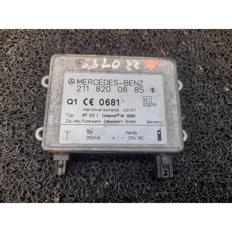 Recambio de centralita check control para mercedes-benz clase e (w211) berlina e 220 cdi (211.006) referencia OEM IAM 2118200885