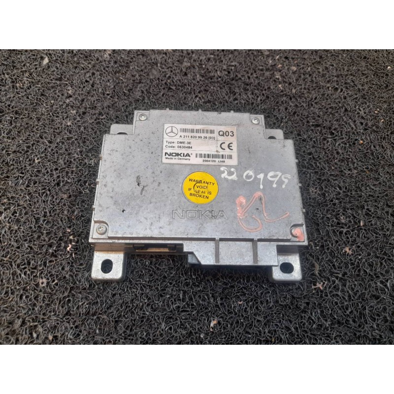 Recambio de centralita check control para mercedes-benz clase e (w211) berlina e 220 cdi (211.006) referencia OEM IAM A211820992
