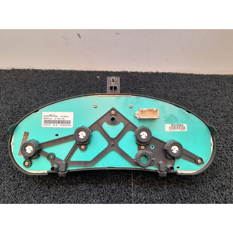 Recambio de cuadro instrumentos para peugeot partner (s2) combiespace referencia OEM IAM 9656801680 - Blanco 2
