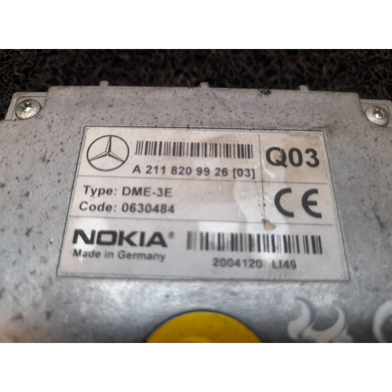 Recambio de centralita check control para mercedes-benz clase e (w211) berlina e 220 cdi (211.006) referencia OEM IAM A211820992 2