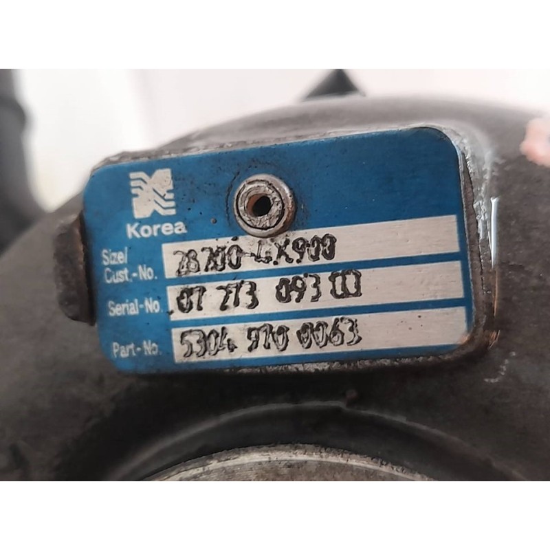 Recambio de turbocompresor para kia carnival 2.9 crdi vgt active referencia OEM IAM 282004X900 2