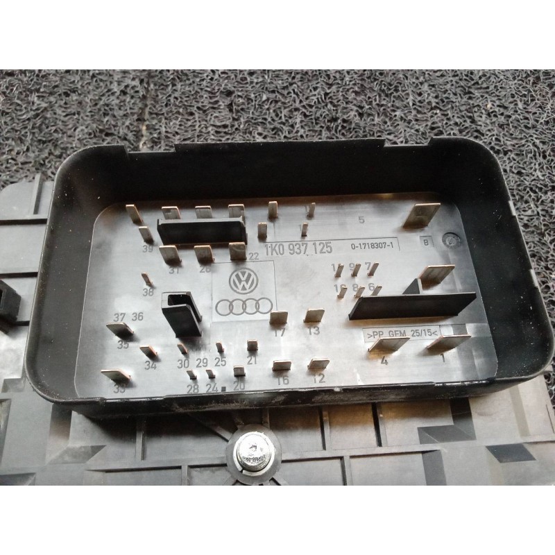 Recambio de caja reles / fusibles para seat leon (1p1) reference referencia OEM IAM 1K0937125 - Negro 3
