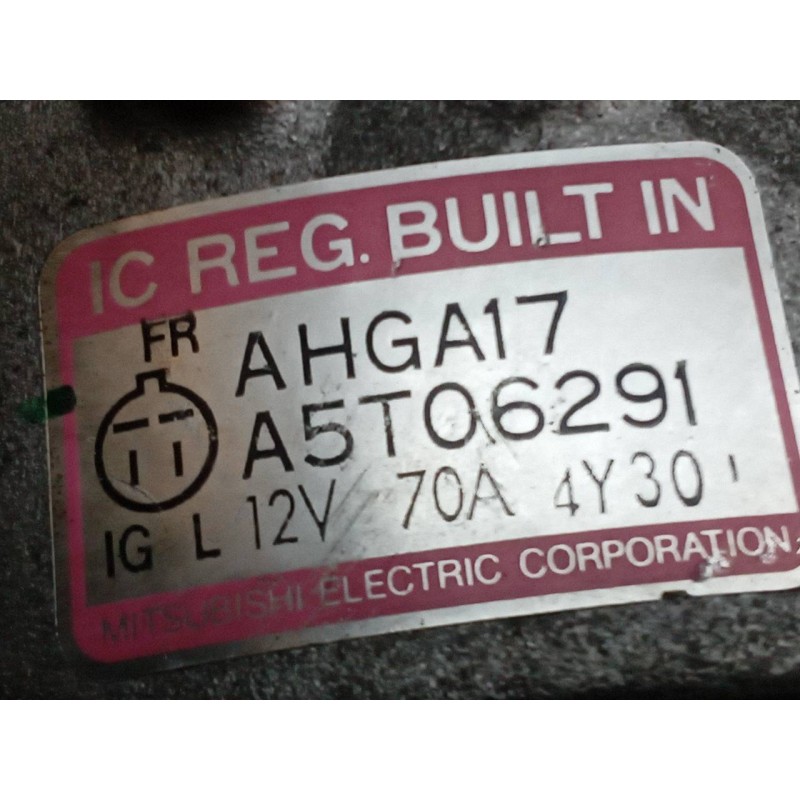 Recambio de alternador para honda civic berlina (eg/eh) referencia OEM IAM A5T06291 60850 MITSUBISHI 4