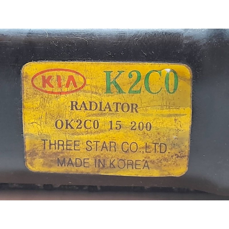 Recambio de radiador agua para kia carens 1.8 ls monovolumen referencia OEM IAM 0K2C015200 K2C0 2