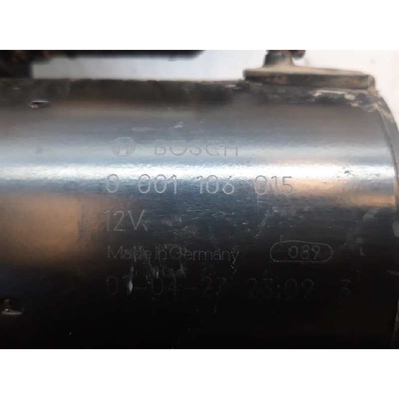 Recambio de motor arranque para opel corsa c club referencia OEM IAM 0001106015  BOSCH 3