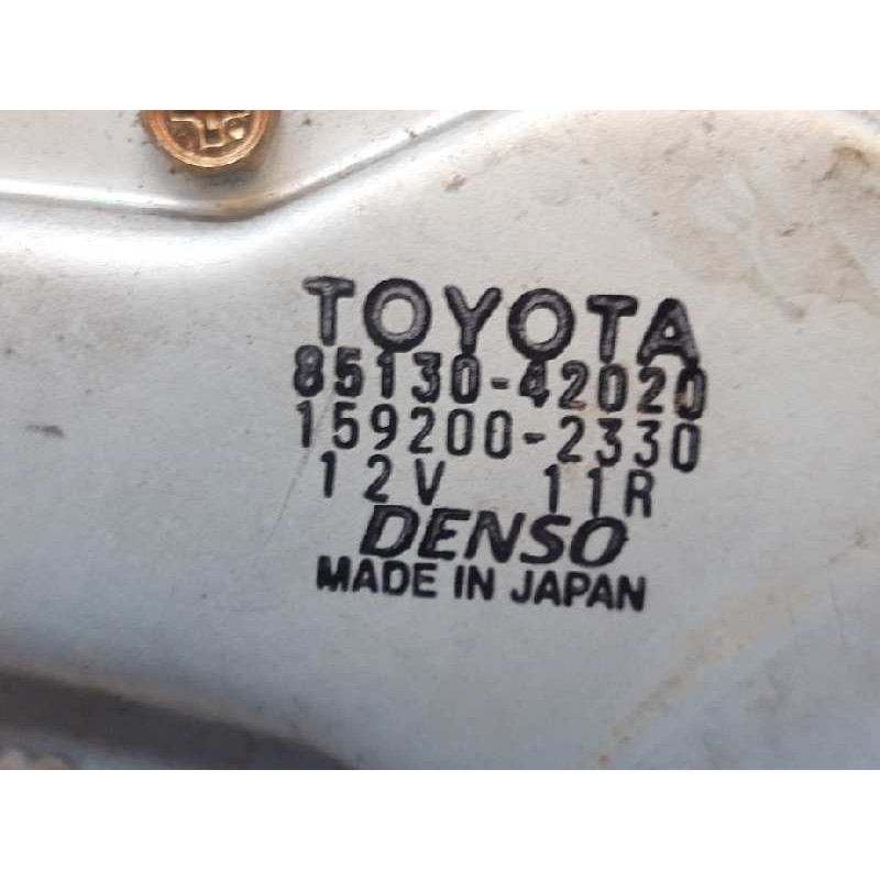 Recambio de motor limpia trasero para toyota rav 4 funcruiser (a1) básico referencia OEM IAM 8513042020 1592002330 - Rojo 4