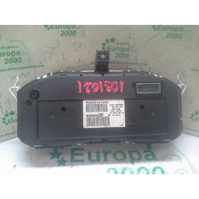 Recambio de cuadro instrumentos para renault megane ii berlina 3p 1.6 16v referencia OEM IAM 8200462281B - Negro 3