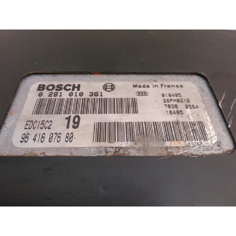 Recambio de centralita motor uce para peugeot 406 berlina (s1/s2) srdt referencia OEM IAM 9641607680 - Azul 3