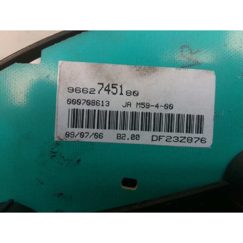 Recambio de cuadro instrumentos para peugeot partner (s2) 1.9 diesel referencia OEM IAM 9662745180 - Blanco 3