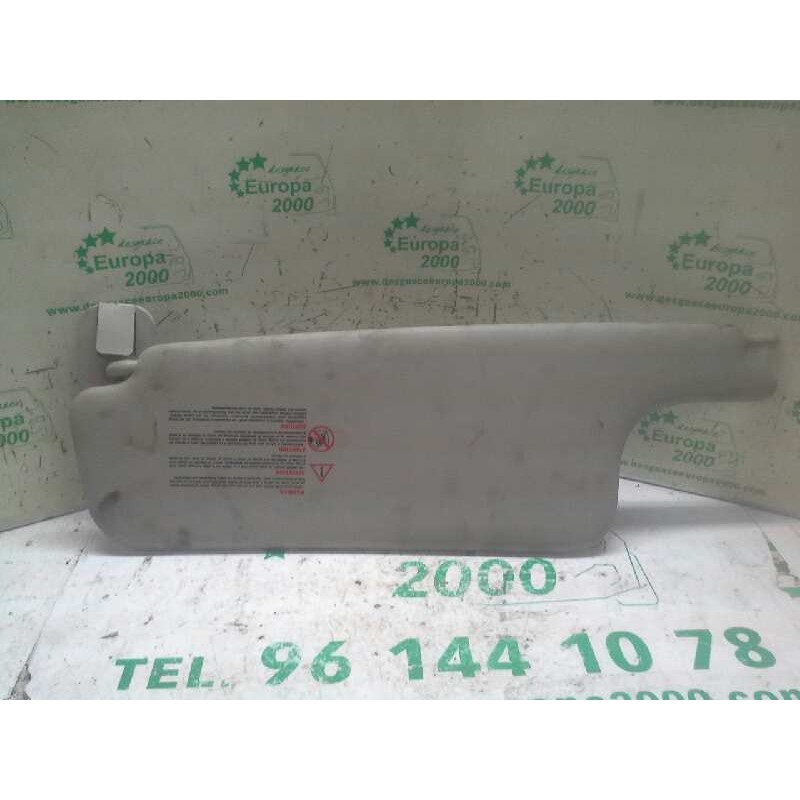 Recambio de parasol derecho para renault megane ii berlina 3p 1.6 16v referencia OEM IAM - Negro 2