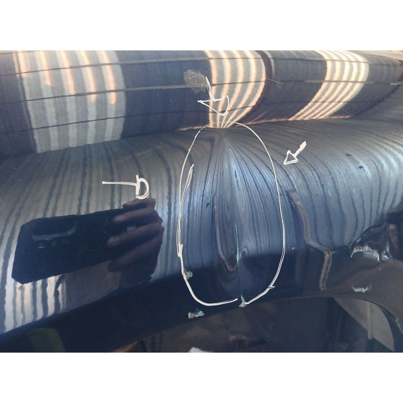 Recambio de aleta delantera izquierda para porsche cayman (typ 987c) s referencia OEM IAM - Azul oscuro 3
