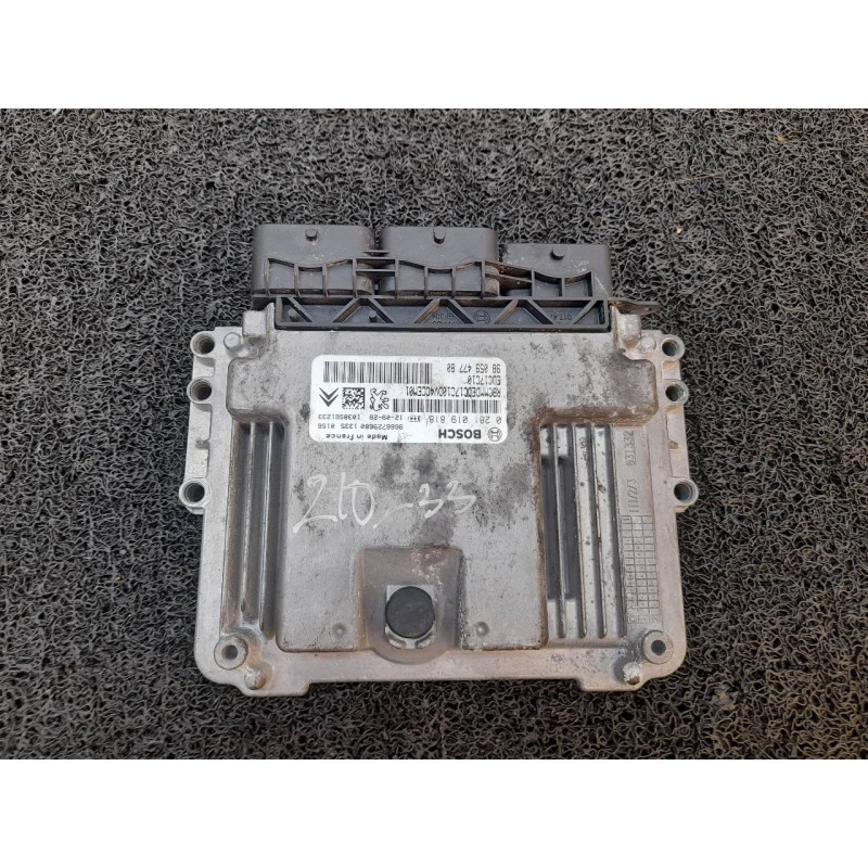 Recambio de centralita motor uce para citroën c3 attraction referencia OEM IAM 0281019818 9605947780 9666729680