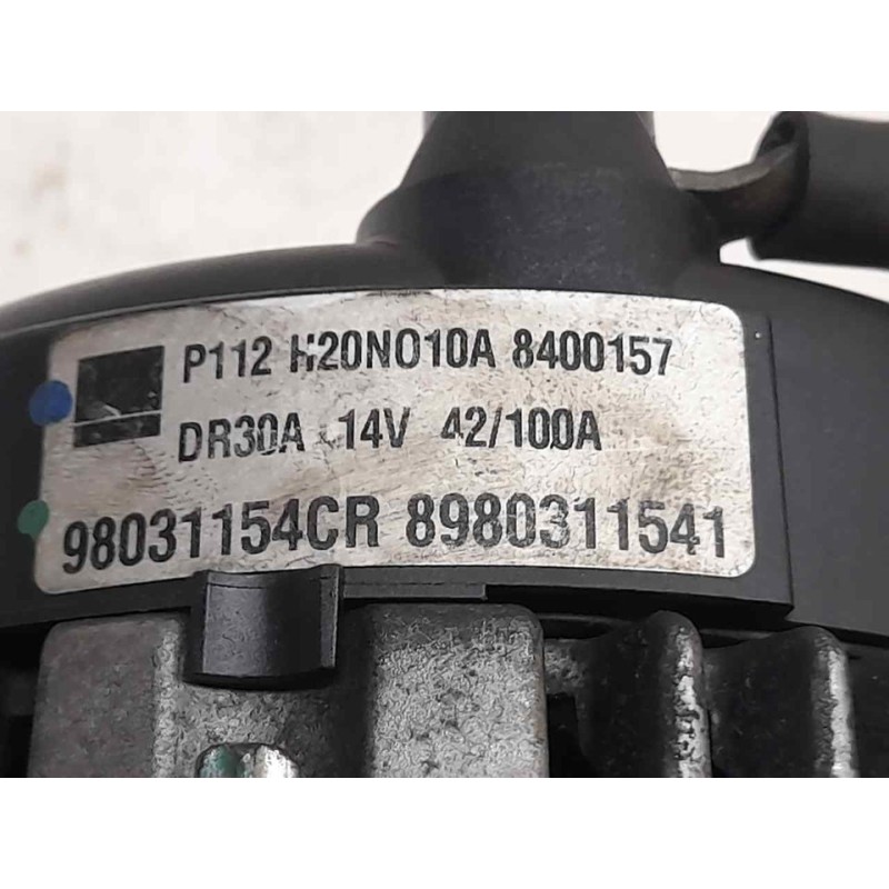 Recambio de alternador para opel zafira b enjoy plus referencia OEM IAM 98031154CR 8980311541 - Negro 3