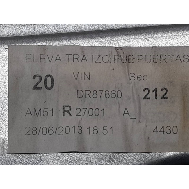 Recambio de elevalunas trasero izquierdo para ford c-max trend referencia OEM IAM AM51R27001A - Gris 3