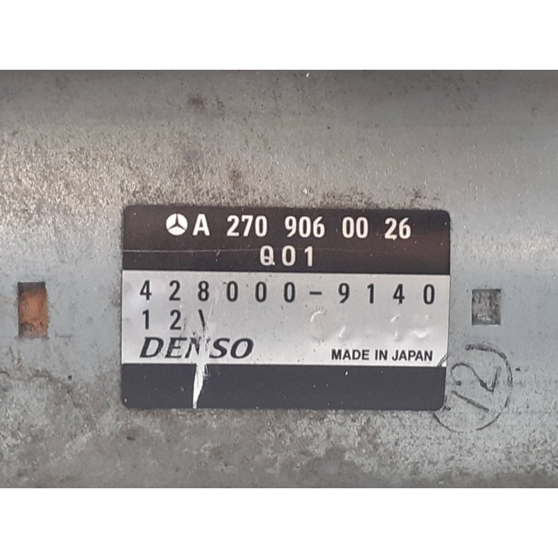 Recambio de motor arranque para mercedes-benz clase cla (w117) cla 220 cdi (117.303) referencia OEM IAM A2709060026  DENSO 4