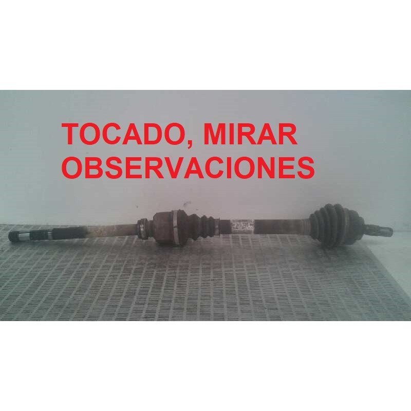 Recambio de transmision delantera derecha para citroën c4 berlina 1.6 16v hdi referencia OEM IAM 9637117880  