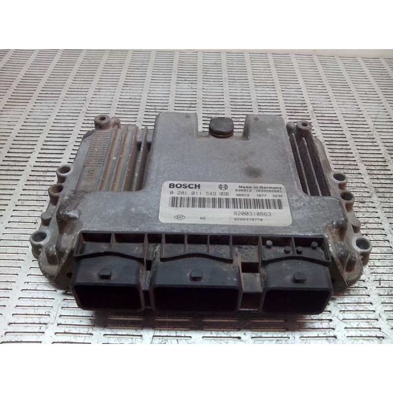Recambio de centralita motor uce para renault megane ii classic berlina 1.9 dci diesel referencia OEM IAM 0281011549 8200310863 - Azul