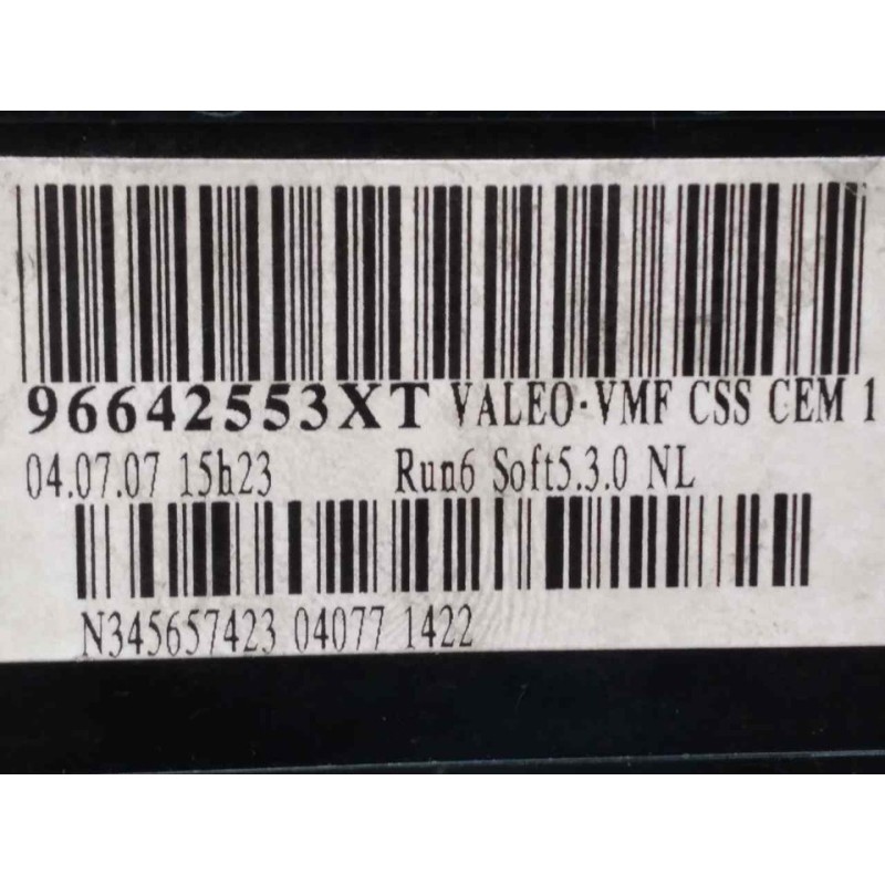 Recambio de mando luces para citroën c4 grand picasso exclusive referencia OEM IAM 96642533XT - Gris 2