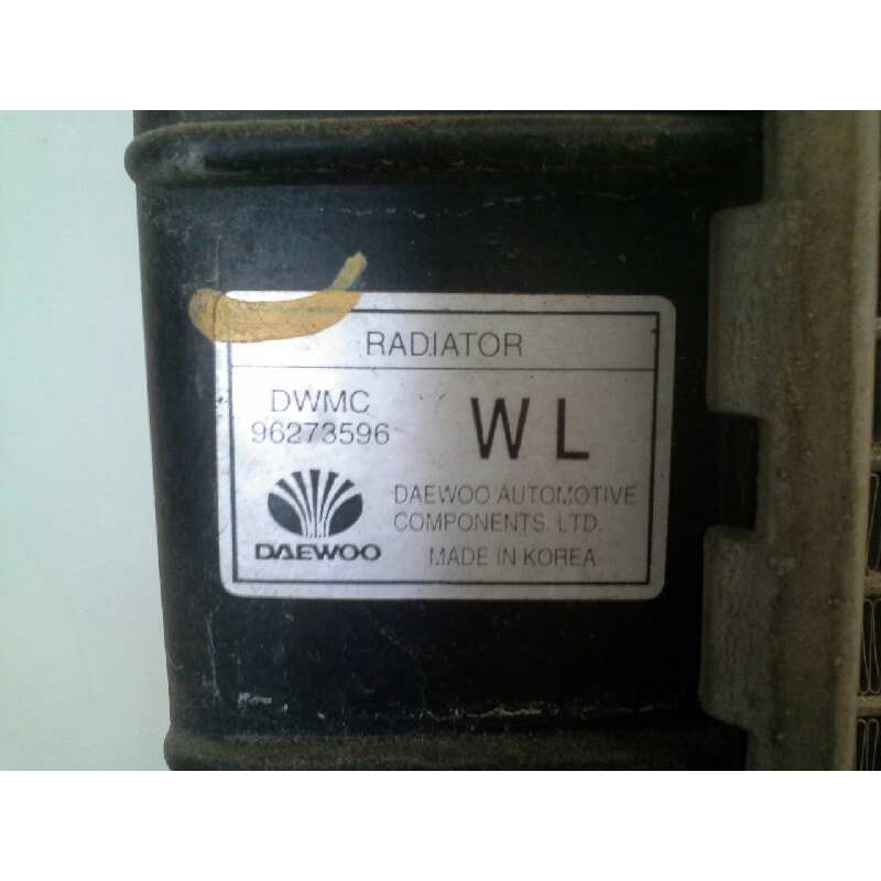 Recambio de radiador agua para daewoo nubira berlina 2.0 cat referencia OEM IAM 96273596 - Gris 2