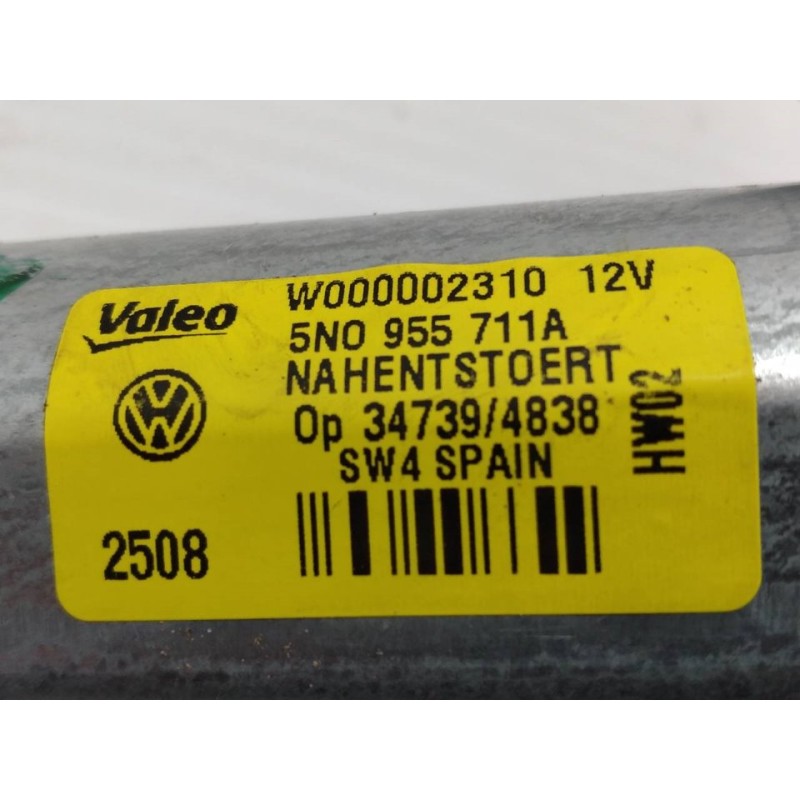 Recambio de motor limpia trasero para volkswagen tiguan (5n1) advance referencia OEM IAM 5N0955711A - Blanco 3