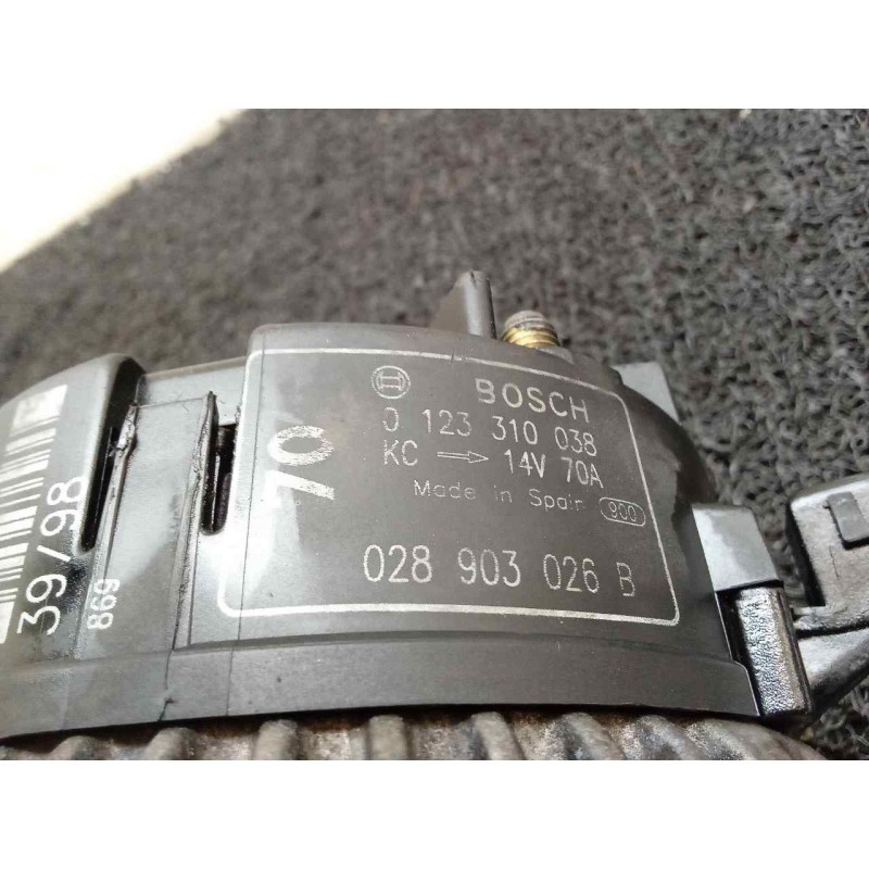 Recambio de alternador para mg serie (r/rf) 1.4 16v cat referencia OEM IAM 0123310038 028903026B BOSCH 3