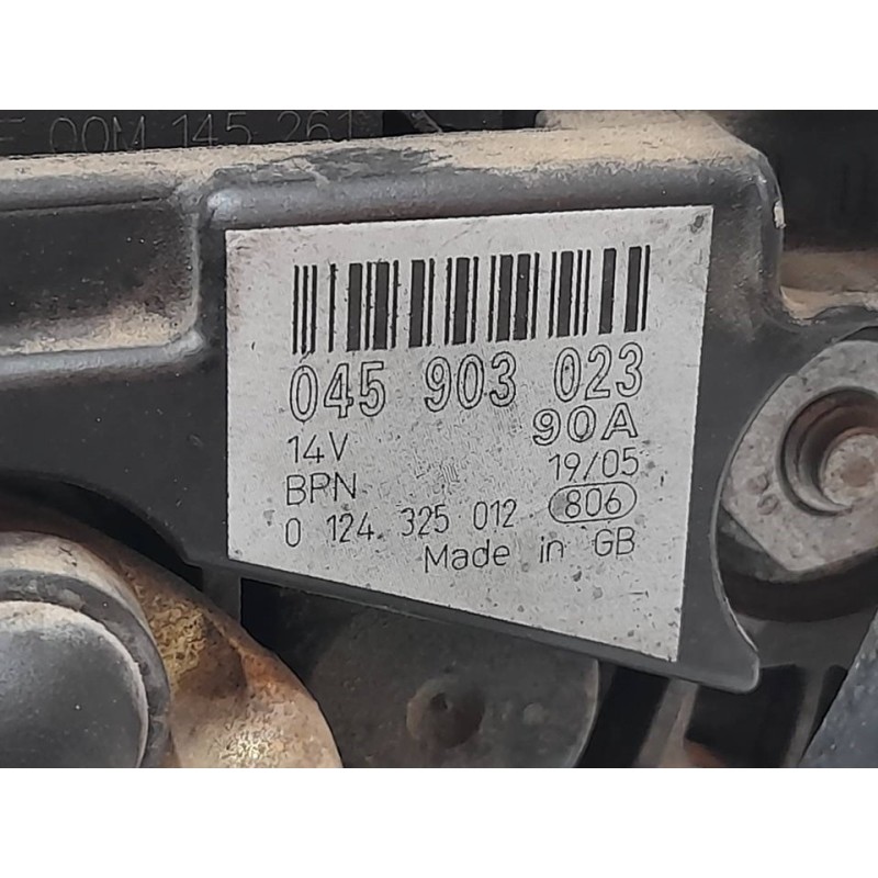 Recambio de alternador para volkswagen fox (5z1) básico referencia OEM IAM 045903023 0124325012 BOSCH - Rojo 2