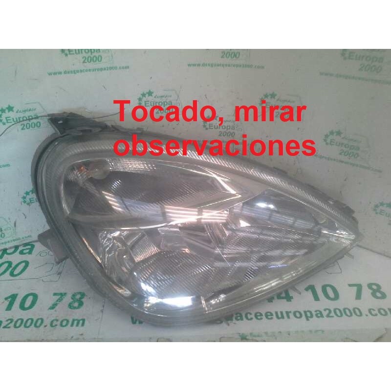 Recambio de faro derecho para mercedes-benz clase a (w168) 190 (168.032) referencia OEM IAM 0301192202  