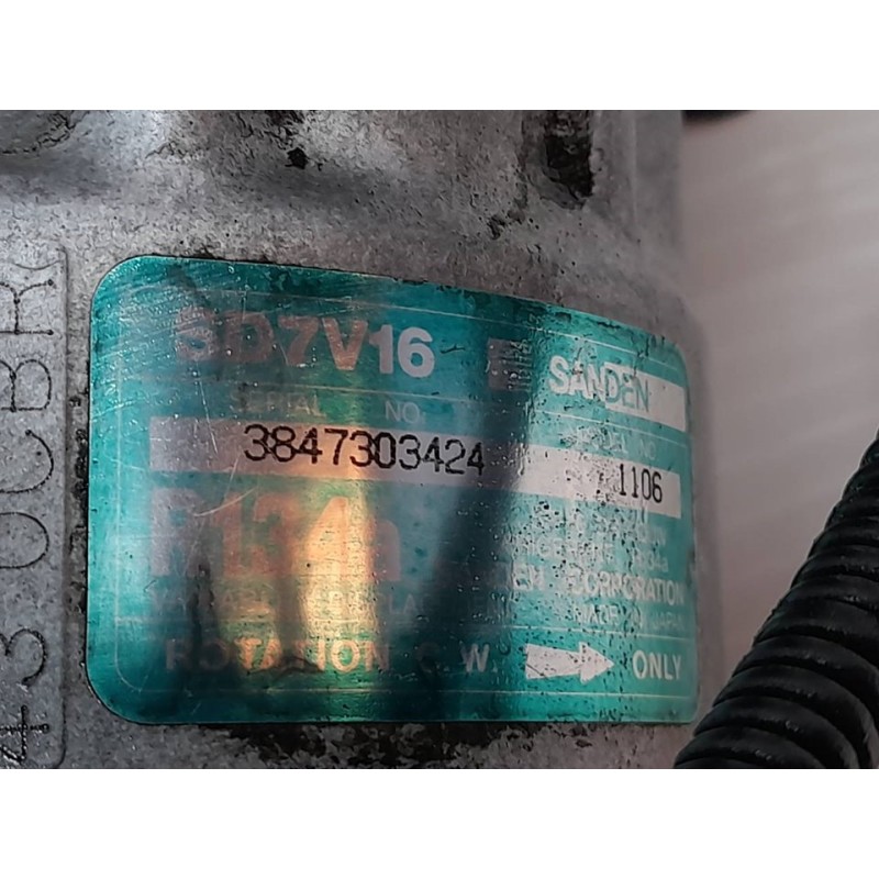 Recambio de compresor aire acondicionado para fiat ulysse (121) 2.0 el (6 asientos) referencia OEM IAM 3847303424  SANDEN - Gris 3