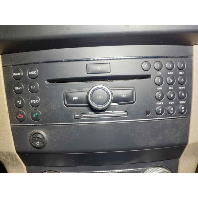 Recambio de sistema audio / radio cd para mercedes-benz clase glk (w204) glk glk 220 cdi 4-matic be (204.984) referencia OEM IAM - Gris
