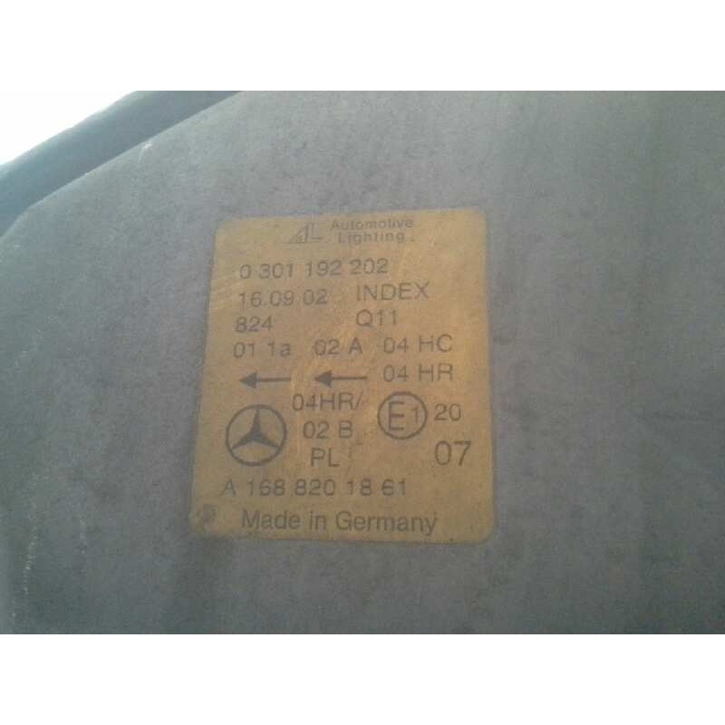 Recambio de faro derecho para mercedes-benz clase a (w168) 190 (168.032) referencia OEM IAM 0301192202 - Gris 3