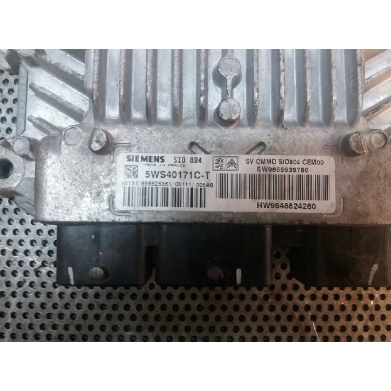 Recambio de centralita motor uce para peugeot 1007 dolce referencia OEM IAM SW9655939780 5WS40171CT 2