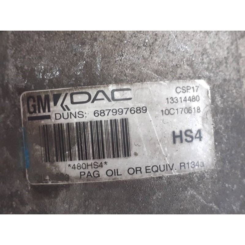 Recambio de compresor aire acondicionado para chevrolet cruze lt referencia OEM IAM 13314480 687997689 - Gris 2