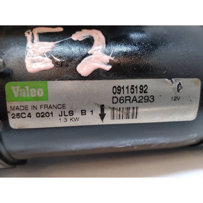 Recambio de motor arranque para opel astra h berlina enjoy referencia OEM IAM D6RA293 09115192 VALEO - Negro 2