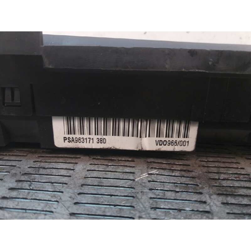 Recambio de cuadro instrumentos para citroën xsara picasso 1.6 referencia OEM IAM 9631710380 110008966001 - Azul 3