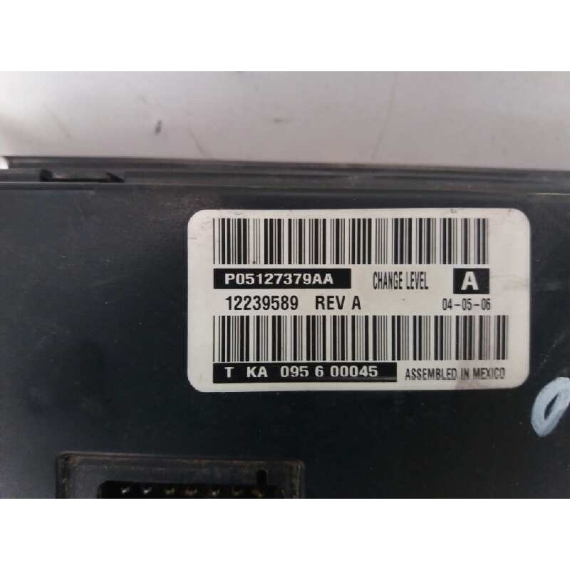 Recambio de mando climatizador para chrysler grand voyager 2.8 crd referencia OEM IAM P05127379AA 12239589 - Gris 2