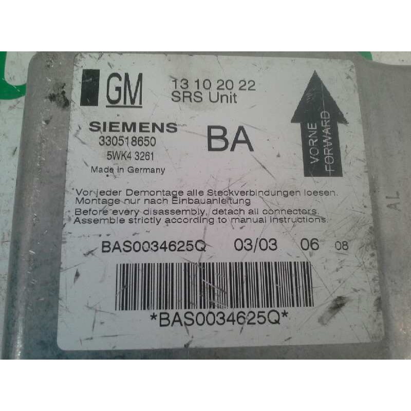 Recambio de kit airbag para opel vectra c berlina 2.0 dti referencia OEM IAM - Gris 2