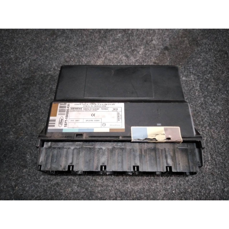 Recambio de centralita check control para ford mondeo berlina (ge) 2.0 16v di td cat referencia OEM IAM 1S7T15K600KA 5WK48743ABF - Gris