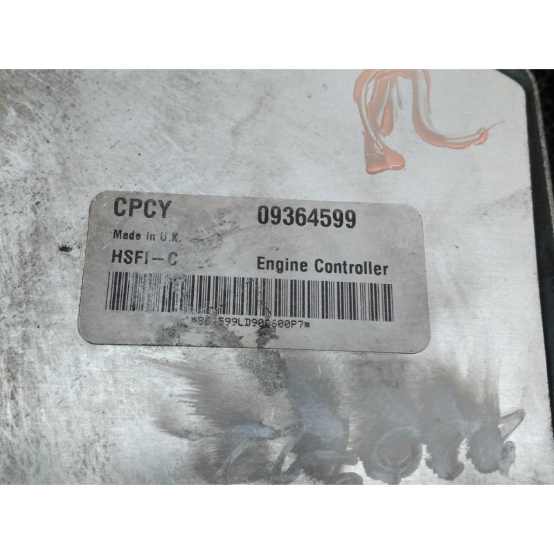 Recambio de centralita motor uce para opel vectra b berlina comfort referencia OEM IAM 09364599 - Negro 2